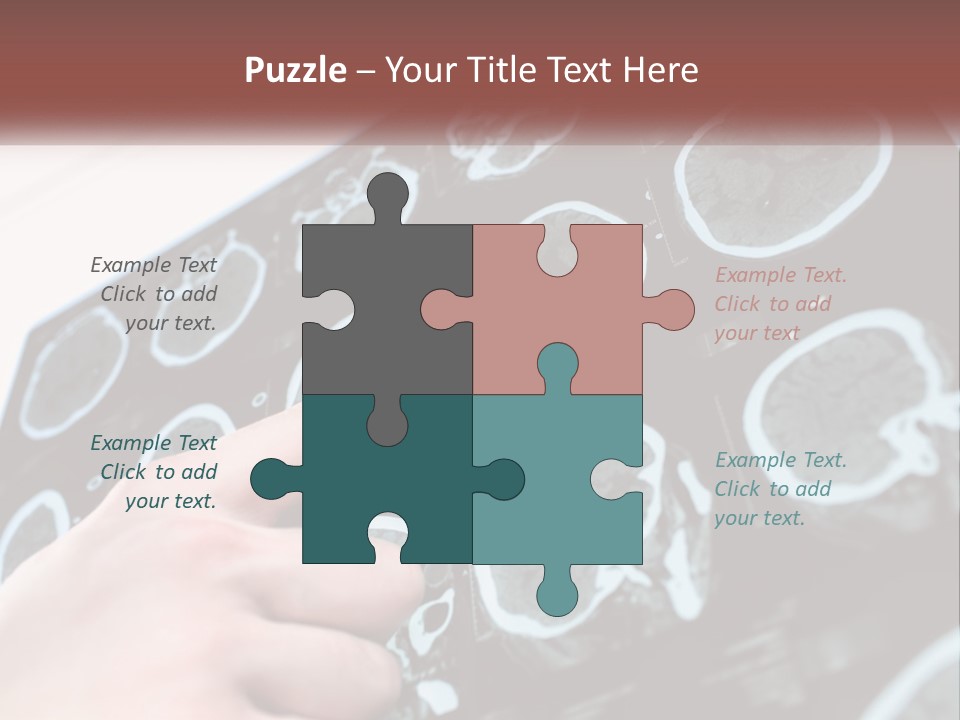 A Person Pointing At A Presentation On A Screen PowerPoint Template