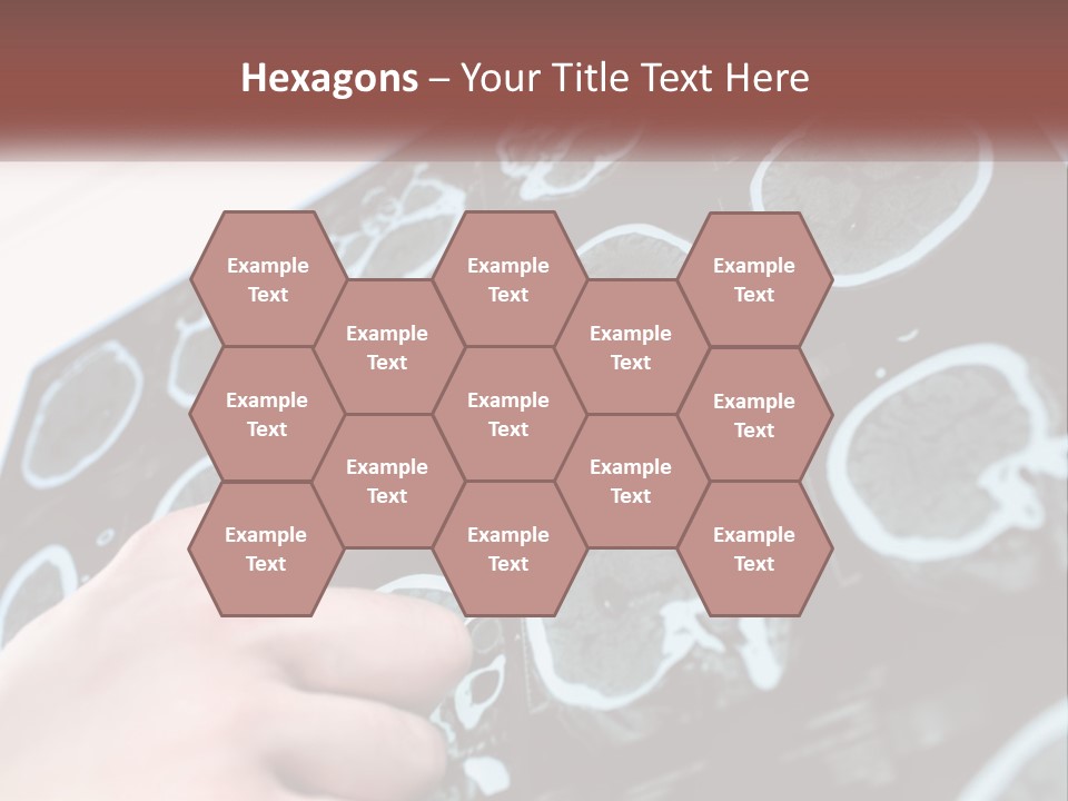 A Person Pointing At A Presentation On A Screen PowerPoint Template
