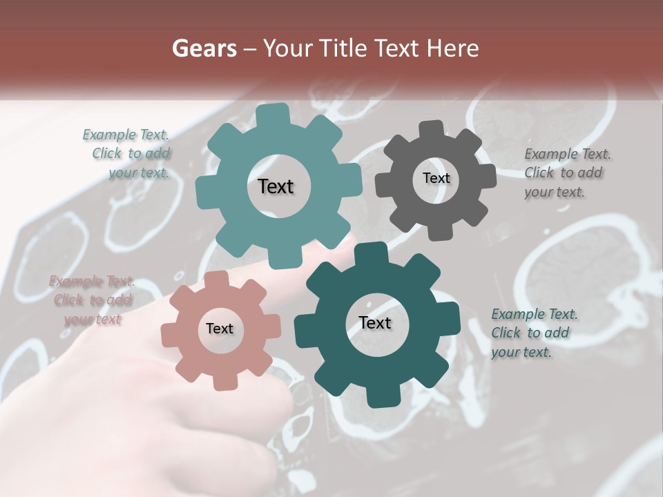 A Person Pointing At A Presentation On A Screen PowerPoint Template