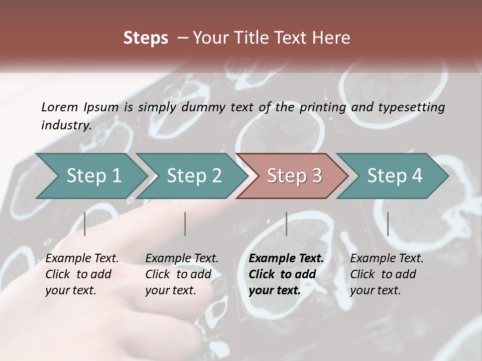 A Person Pointing At A Presentation On A Screen PowerPoint Template