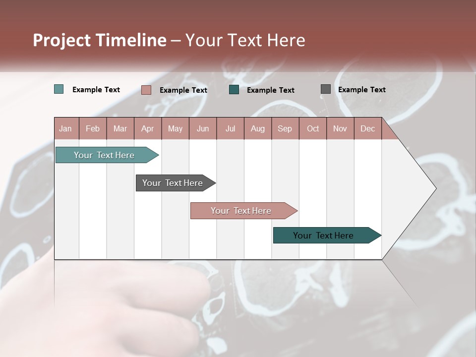 A Person Pointing At A Presentation On A Screen PowerPoint Template