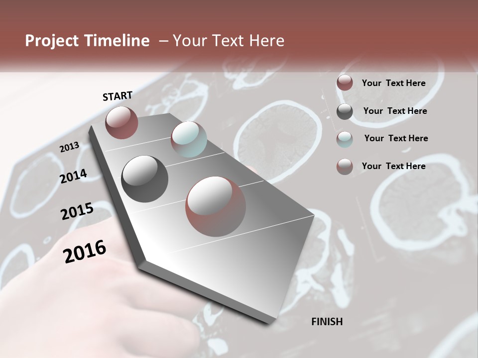 A Person Pointing At A Presentation On A Screen PowerPoint Template