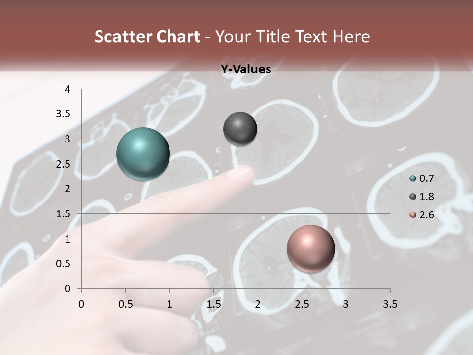A Person Pointing At A Presentation On A Screen PowerPoint Template