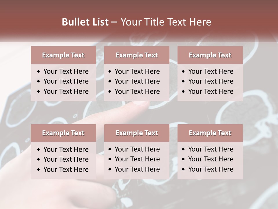 A Person Pointing At A Presentation On A Screen PowerPoint Template