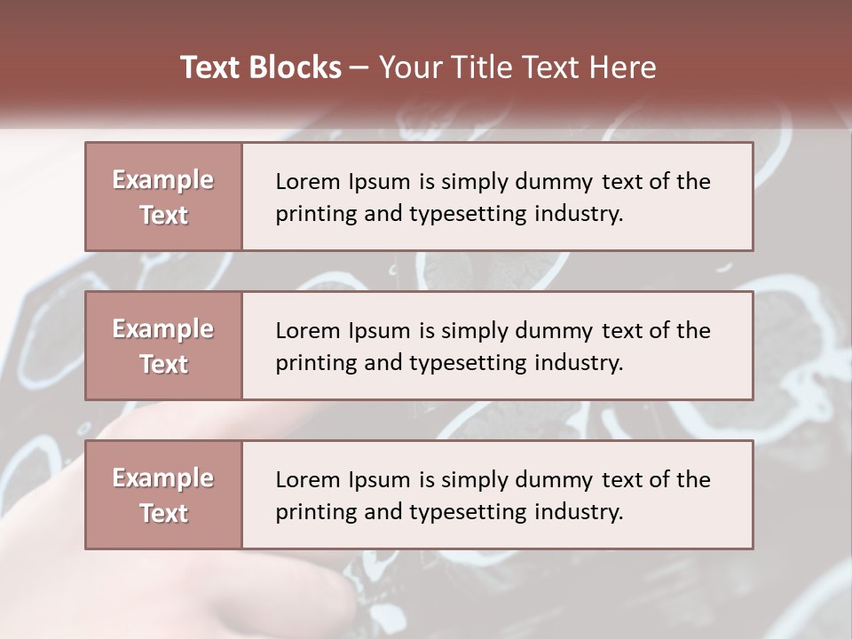 A Person Pointing At A Presentation On A Screen PowerPoint Template