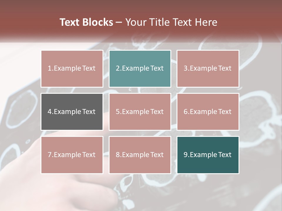 A Person Pointing At A Presentation On A Screen PowerPoint Template