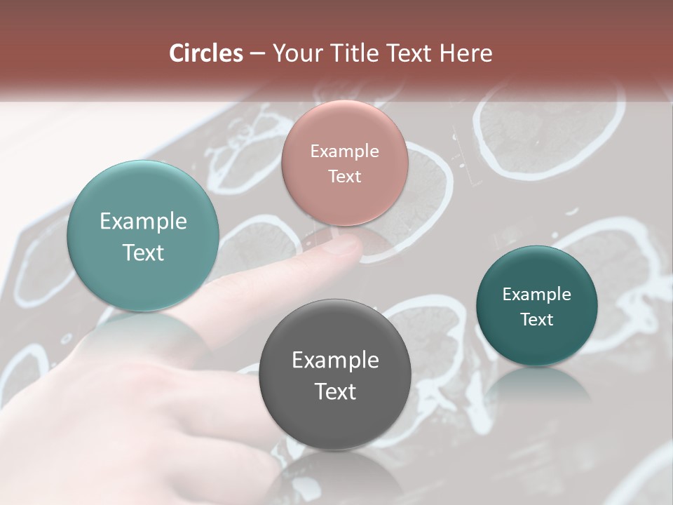 A Person Pointing At A Presentation On A Screen PowerPoint Template