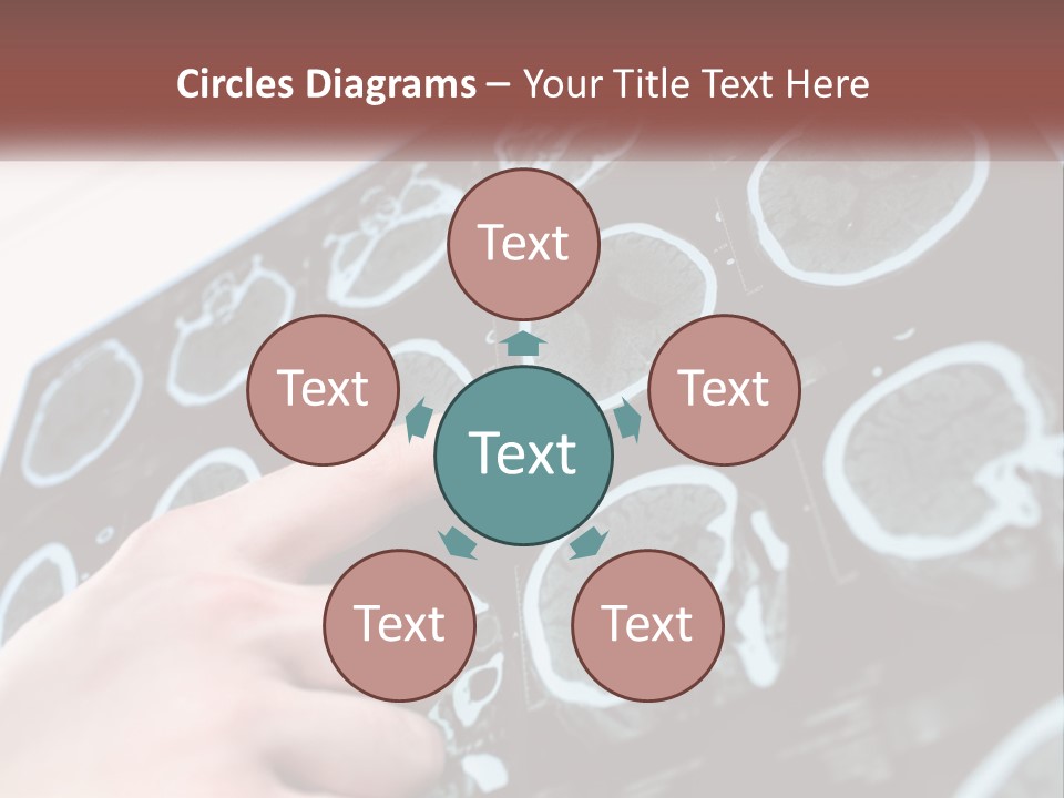 A Person Pointing At A Presentation On A Screen PowerPoint Template