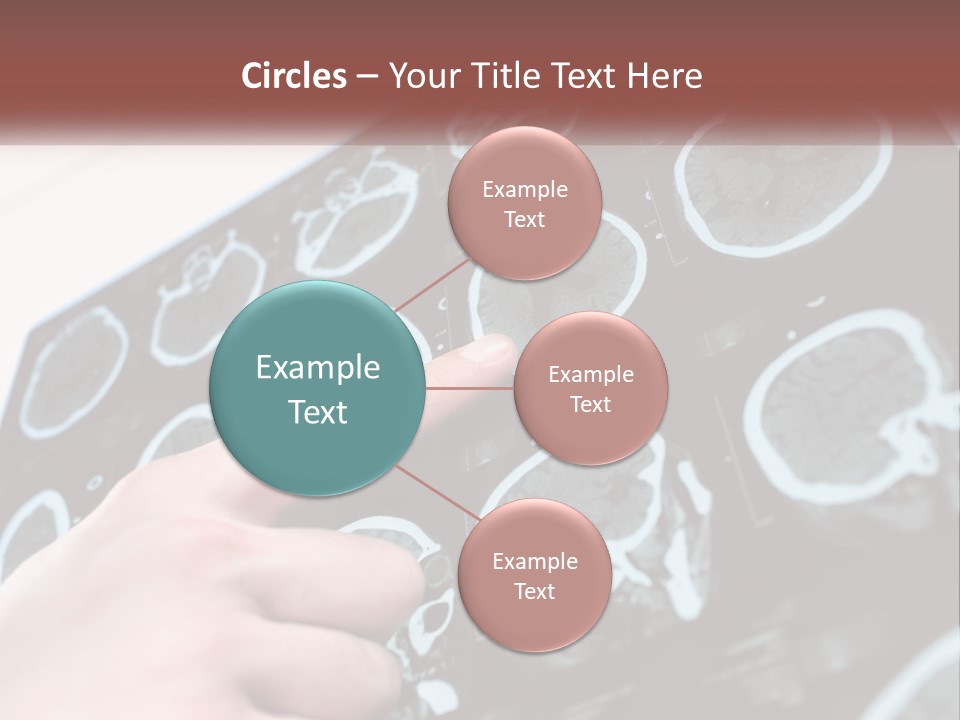 A Person Pointing At A Presentation On A Screen PowerPoint Template