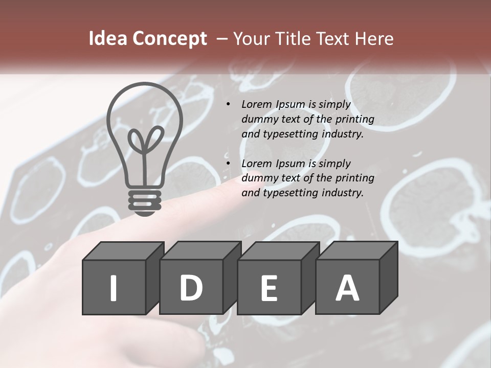 A Person Pointing At A Presentation On A Screen PowerPoint Template