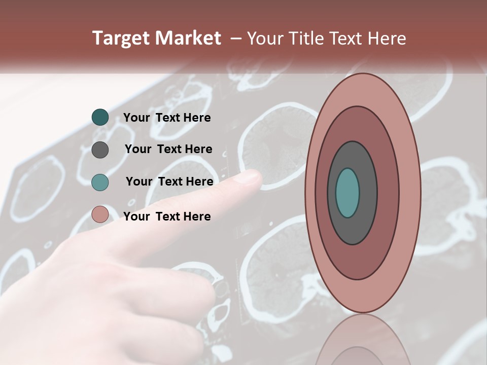 A Person Pointing At A Presentation On A Screen PowerPoint Template