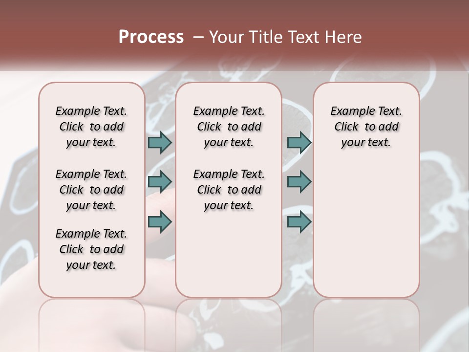 A Person Pointing At A Presentation On A Screen PowerPoint Template