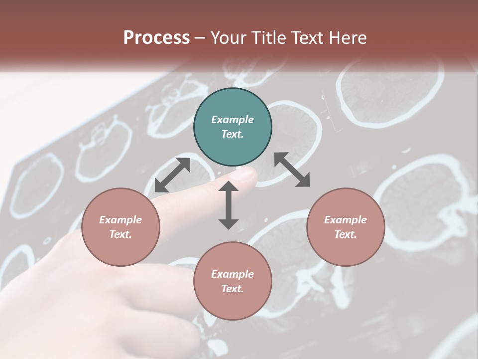 A Person Pointing At A Presentation On A Screen PowerPoint Template