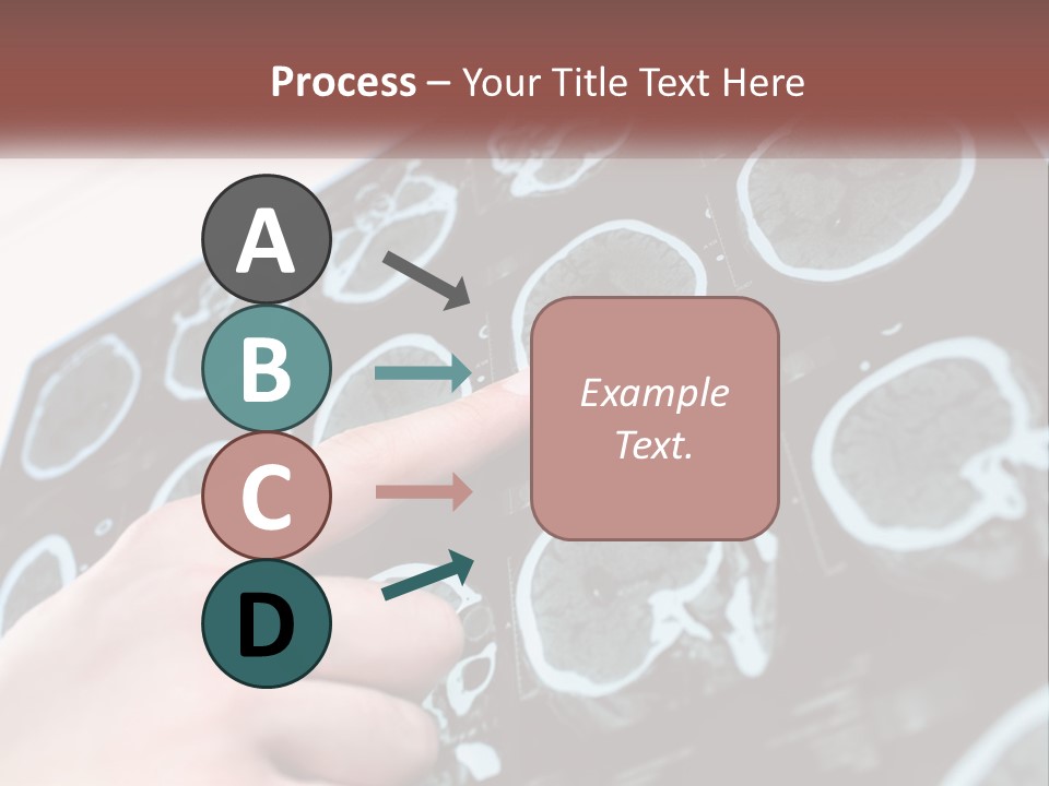 A Person Pointing At A Presentation On A Screen PowerPoint Template