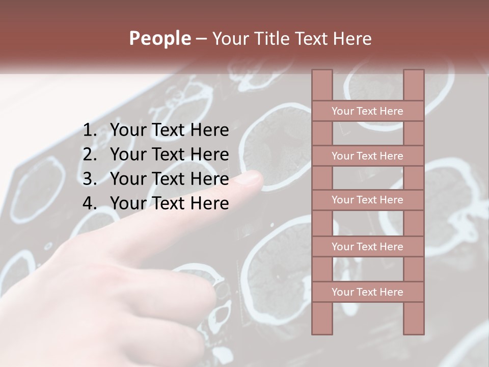 A Person Pointing At A Presentation On A Screen PowerPoint Template