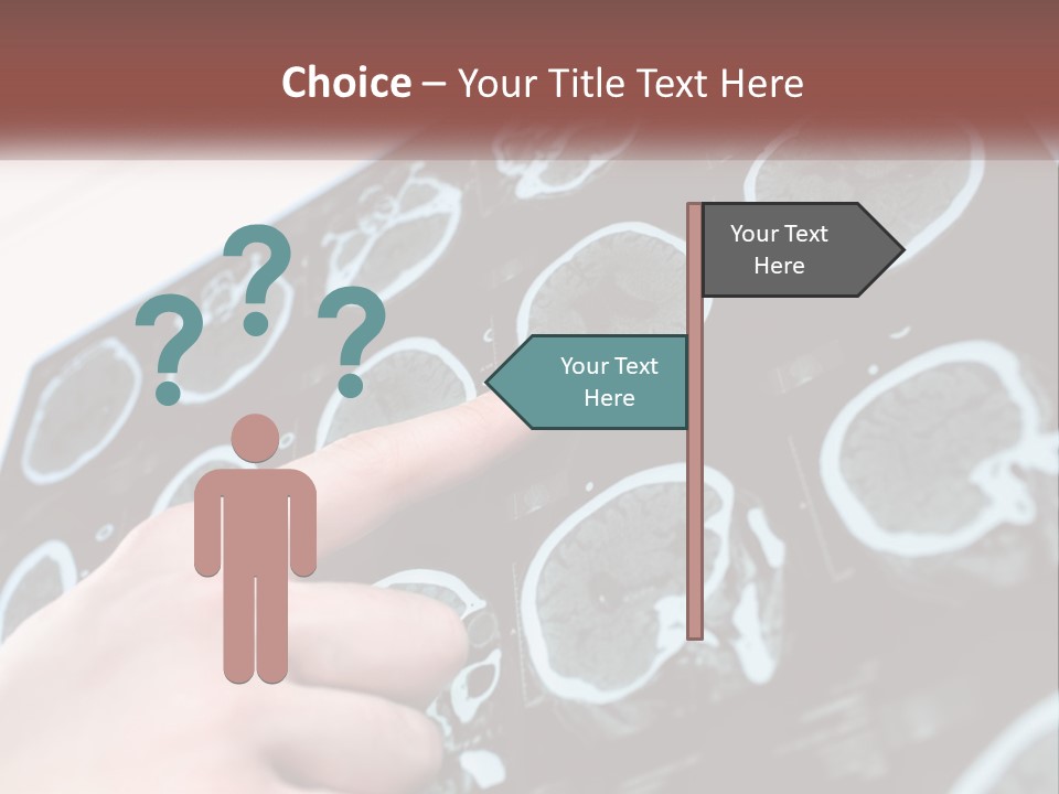 A Person Pointing At A Presentation On A Screen PowerPoint Template