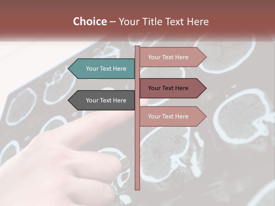 A Person Pointing At A Presentation On A Screen PowerPoint Template