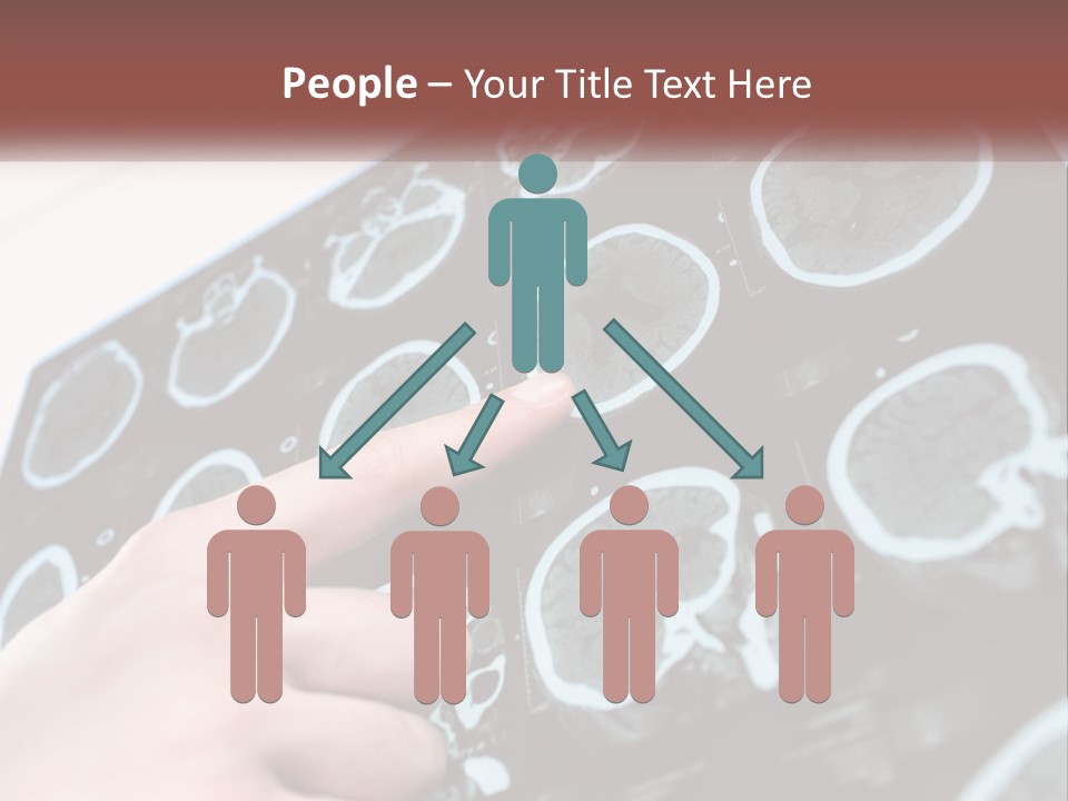 A Person Pointing At A Presentation On A Screen PowerPoint Template