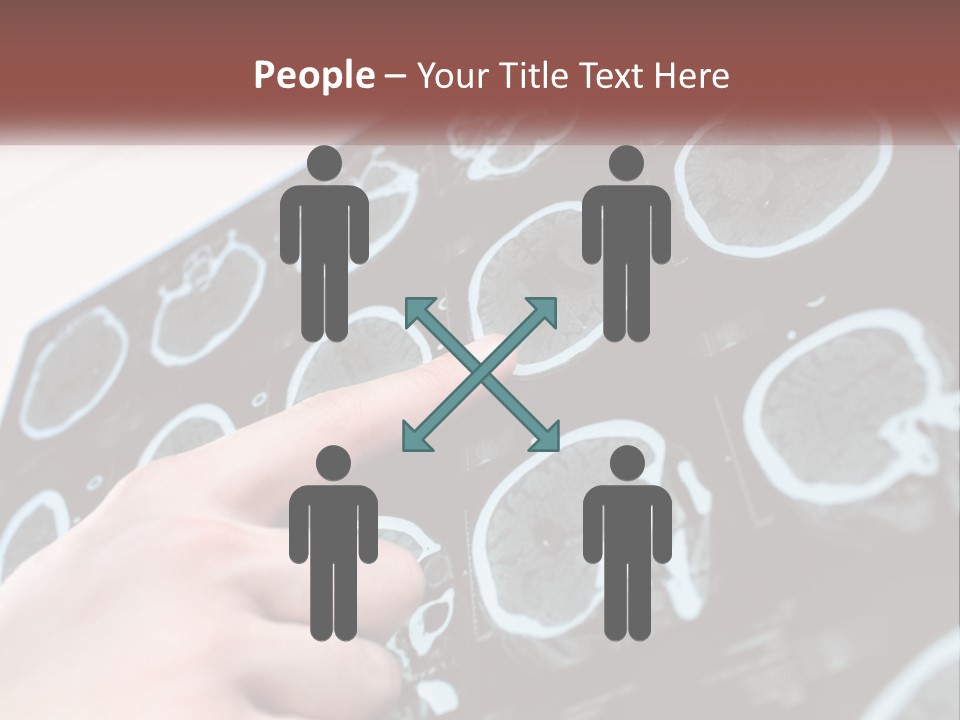 A Person Pointing At A Presentation On A Screen PowerPoint Template