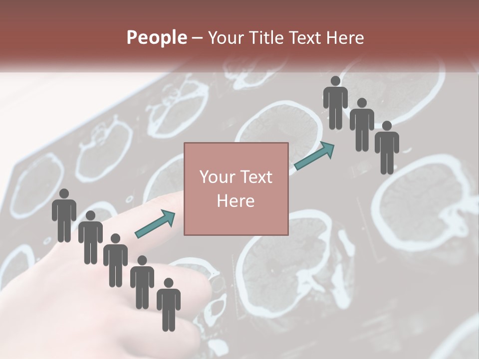 A Person Pointing At A Presentation On A Screen PowerPoint Template