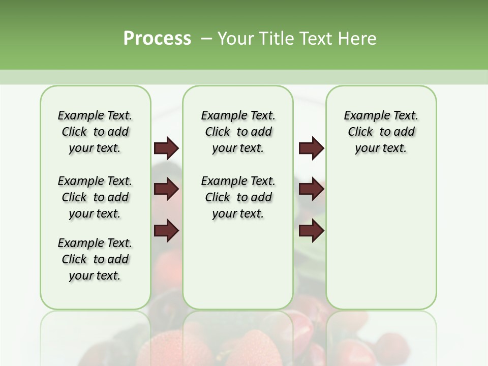 A Bowl Of Berries And Raspberries On A White Background PowerPoint Template