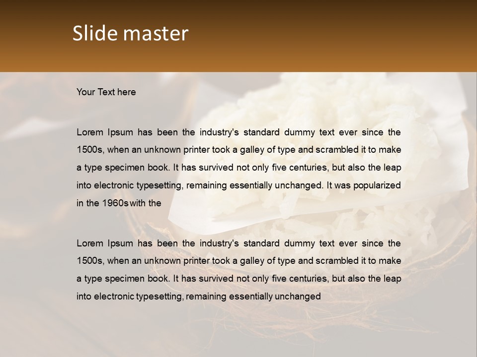 A Picture Of Some Food On A Table PowerPoint Template