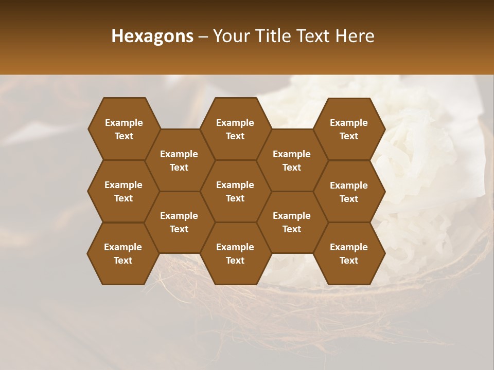 A Picture Of Some Food On A Table PowerPoint Template