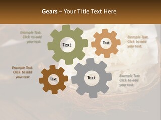 A Picture Of Some Food On A Table PowerPoint Template