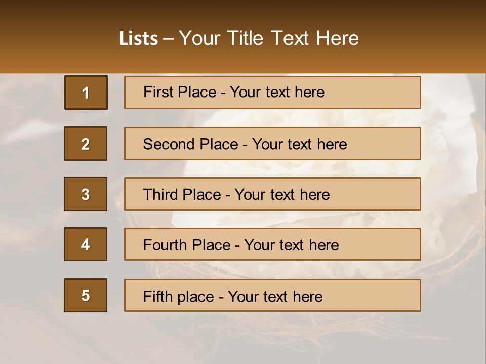 A Picture Of Some Food On A Table PowerPoint Template