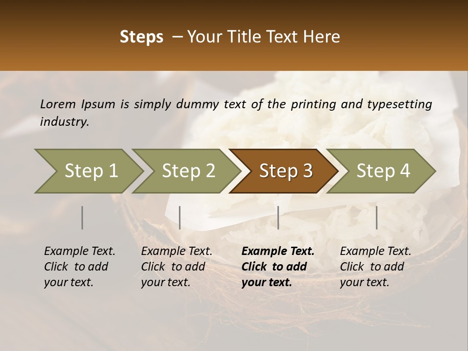 A Picture Of Some Food On A Table PowerPoint Template