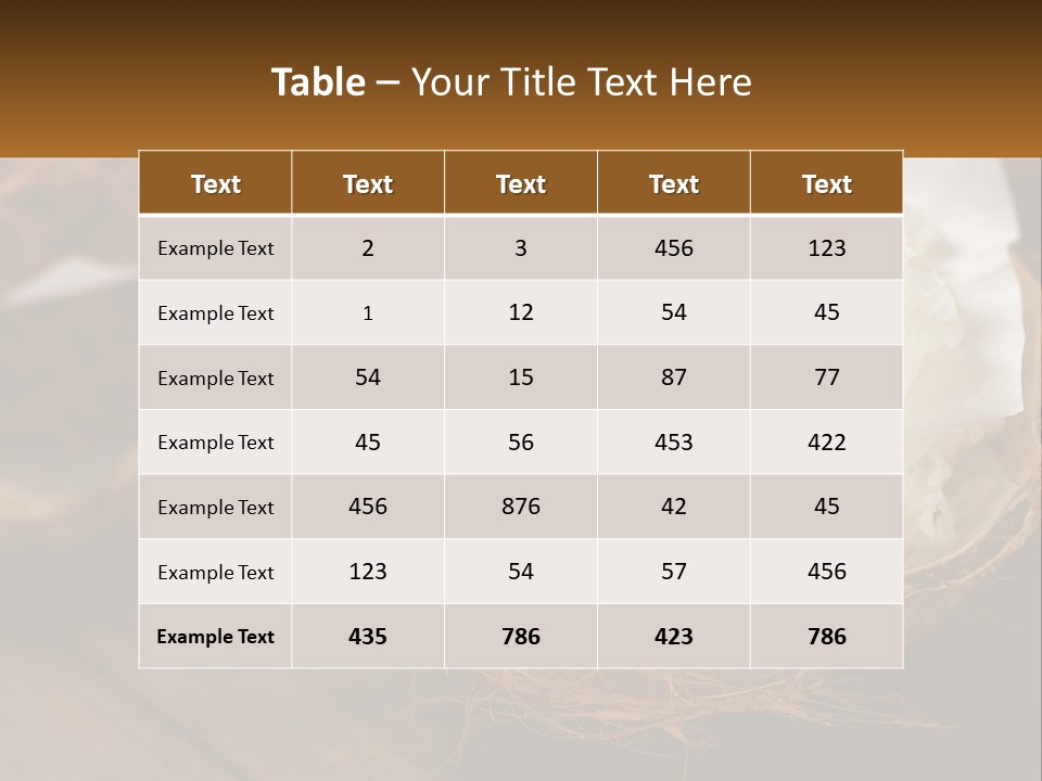 A Picture Of Some Food On A Table PowerPoint Template