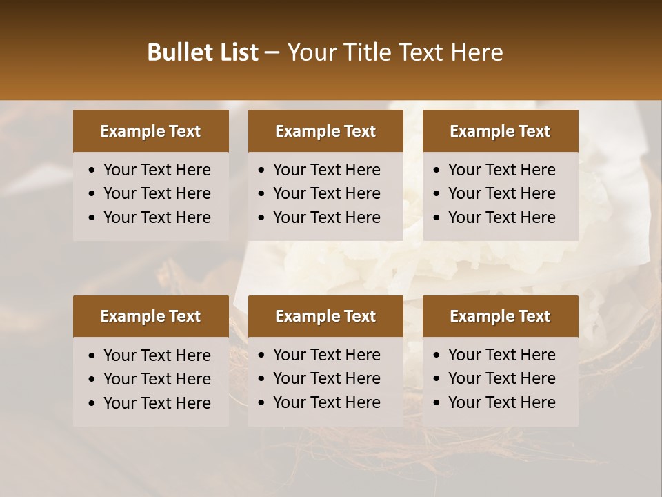 A Picture Of Some Food On A Table PowerPoint Template