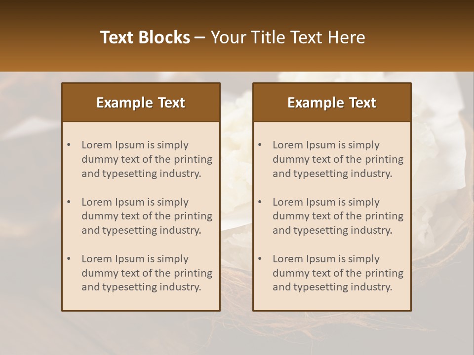 A Picture Of Some Food On A Table PowerPoint Template