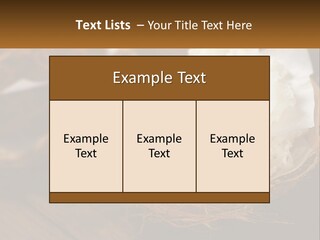 A Picture Of Some Food On A Table PowerPoint Template