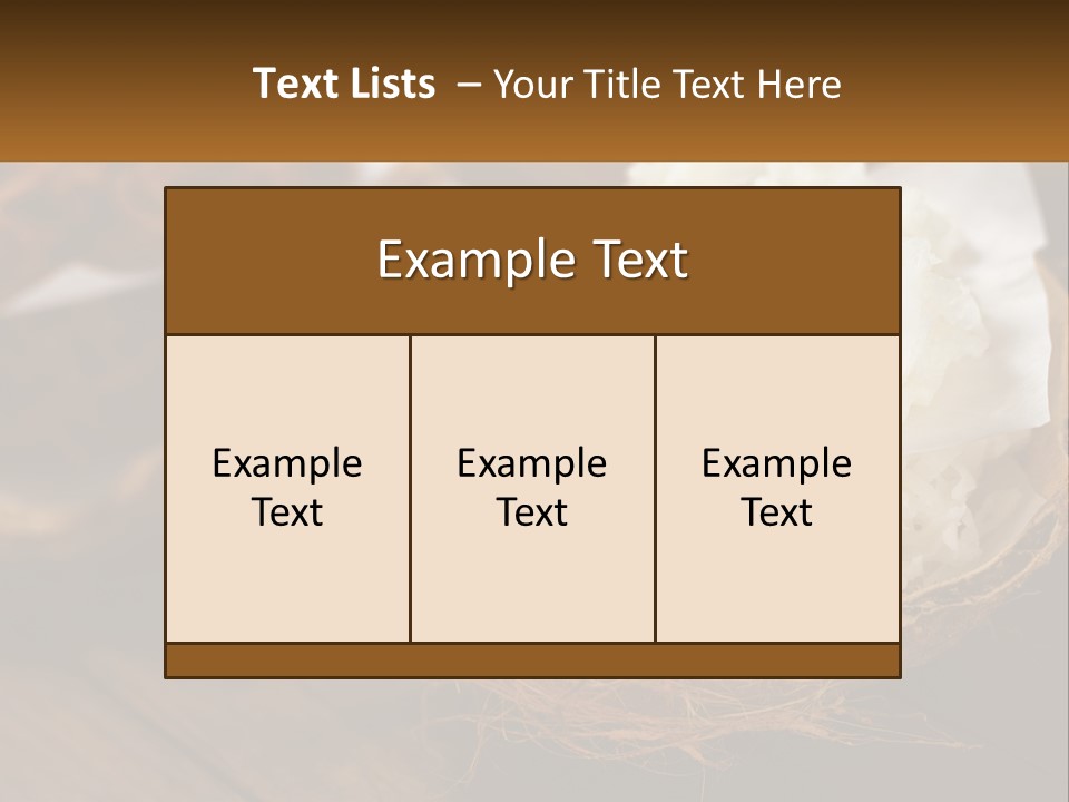 A Picture Of Some Food On A Table PowerPoint Template