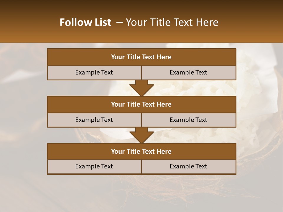 A Picture Of Some Food On A Table PowerPoint Template