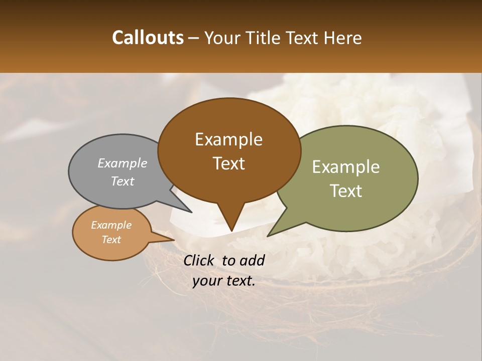 A Picture Of Some Food On A Table PowerPoint Template