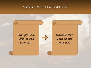 A Picture Of Some Food On A Table PowerPoint Template