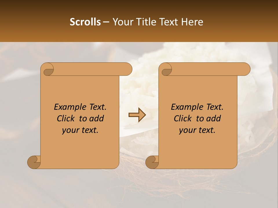 A Picture Of Some Food On A Table PowerPoint Template
