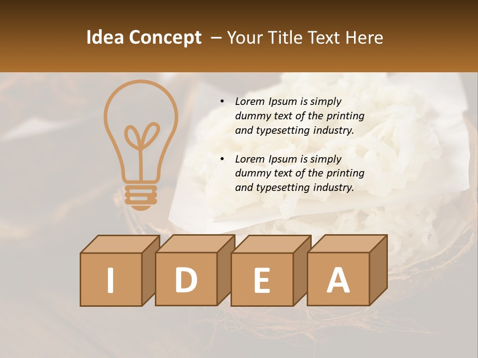 A Picture Of Some Food On A Table PowerPoint Template