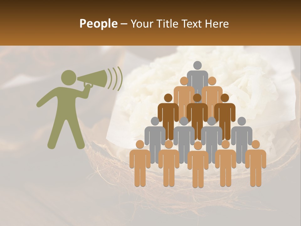 A Picture Of Some Food On A Table PowerPoint Template