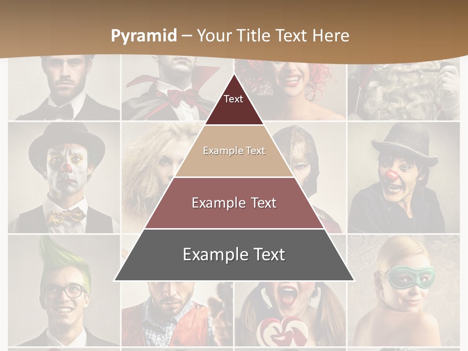 A Group Of People Dressed Up In Costumes PowerPoint Template