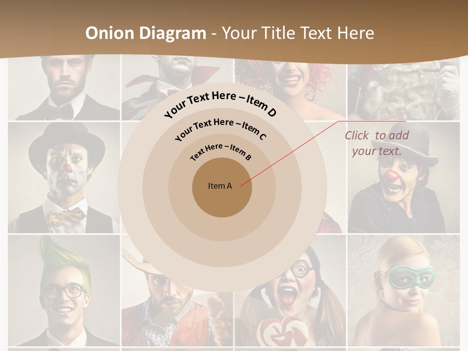 A Group Of People Dressed Up In Costumes PowerPoint Template