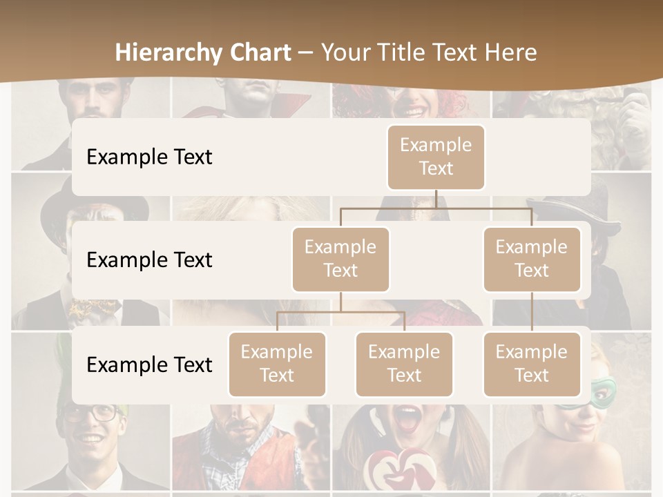 A Group Of People Dressed Up In Costumes PowerPoint Template