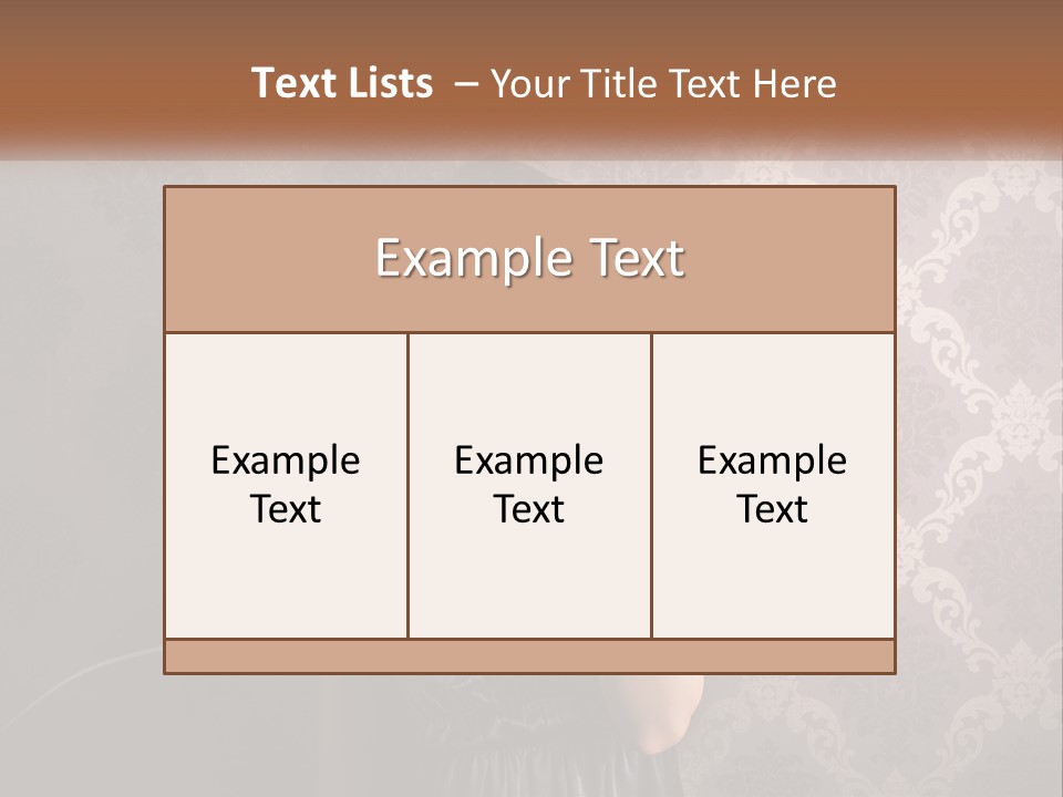 A Woman Talking On A Telephone With Her Mouth Open PowerPoint Template