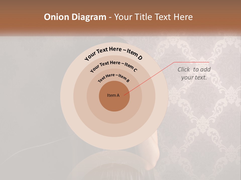 A Woman Talking On A Telephone With Her Mouth Open PowerPoint Template