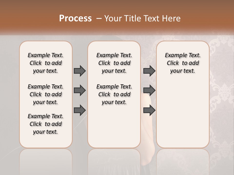 A Woman Talking On A Telephone With Her Mouth Open PowerPoint Template
