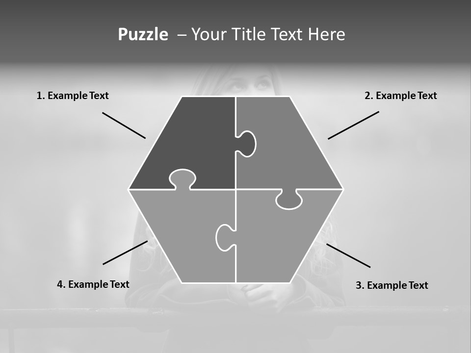 A Beautiful Blonde Woman Standing In Front Of A Body Of Water PowerPoint Template