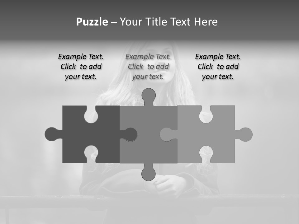 A Beautiful Blonde Woman Standing In Front Of A Body Of Water PowerPoint Template