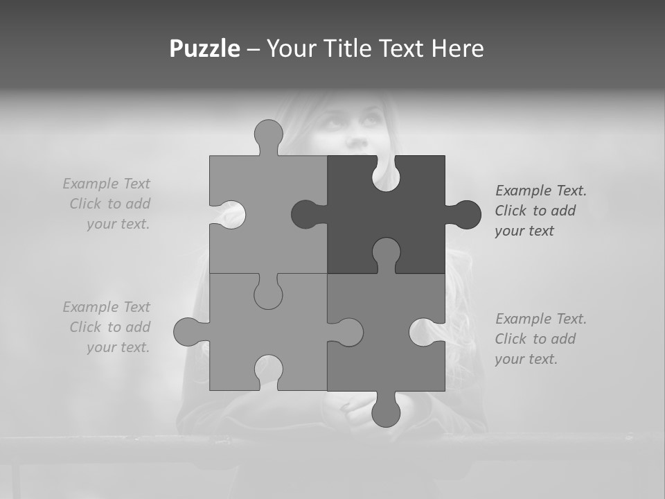 A Beautiful Blonde Woman Standing In Front Of A Body Of Water PowerPoint Template